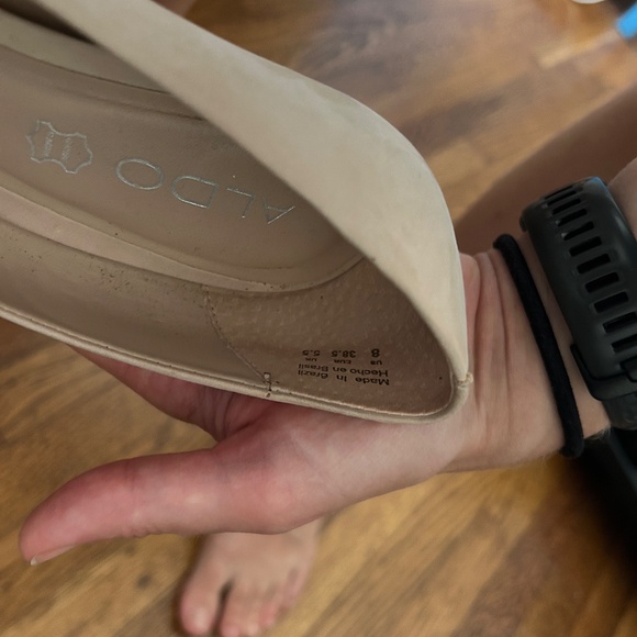 Aldo Suede Nude Pump - Picture 6 of 6